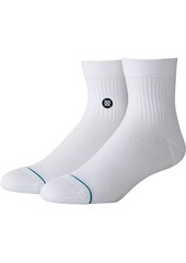 Stance Men's Icon Quarter Socks, Medium, White