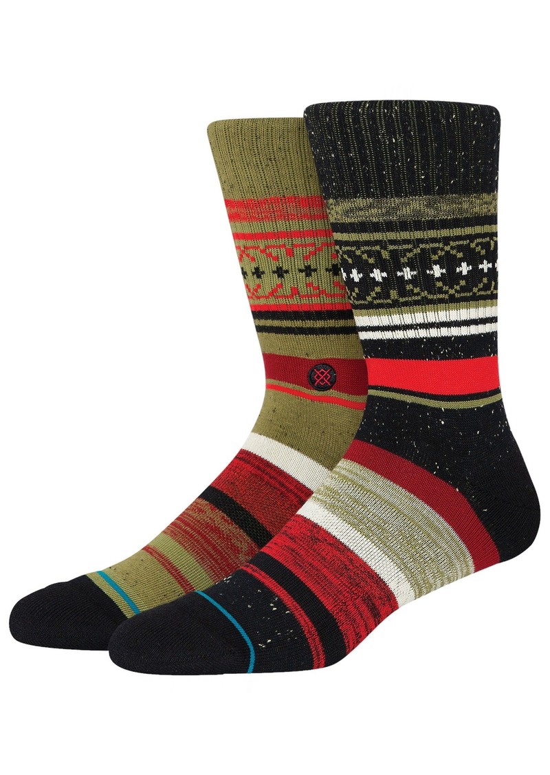 Stance Merry Merry Sock, Men's, Medium, Red | Father's Day Gift Idea