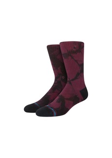 Stance NBA Logoman Dye Maroon Crew Socks A556C22NBA-MRN