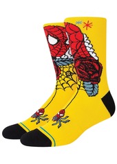 Stance Spidey Szn Sock, Men's, Large, Yellow