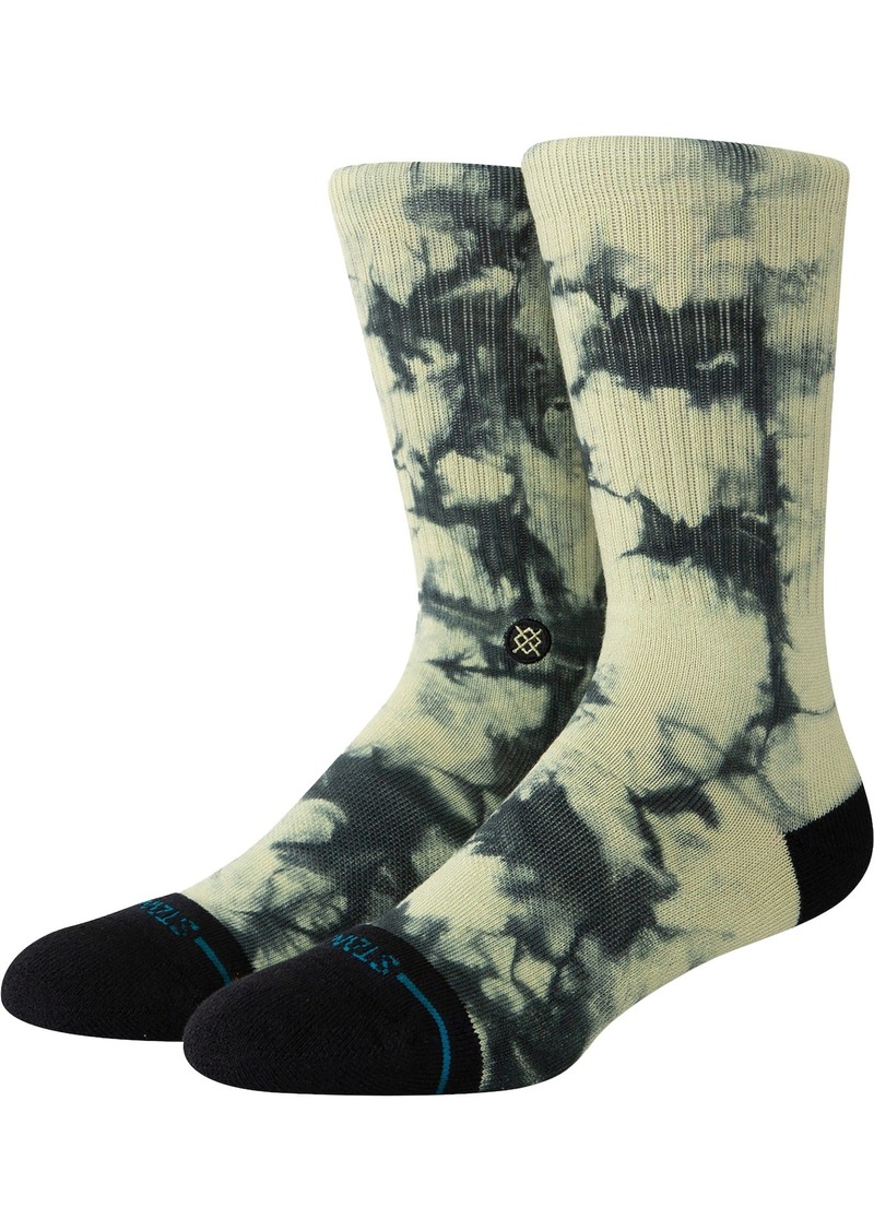 Stance Well Worn Crew Socks, Men's, Large, Green | Father's Day Gift Idea