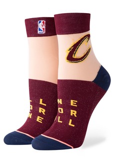 Stance Women's Cleveland Cavaliers Monofilament Anklet Socks - Maroon/Blue/White