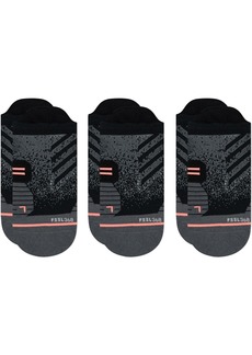 Stance Women's Run Tab Socks - 3 Pack, Medium, Black