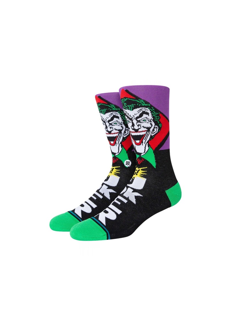 Stance x Joker Comic Crew Black/Purple/Green Socks A545D22JOK-BLK