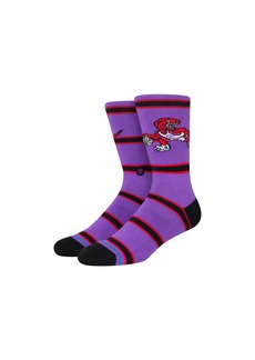 Stance x NBA Classic Toronto Raptors Crew Red/Back Socks A555C22CRA-PUR