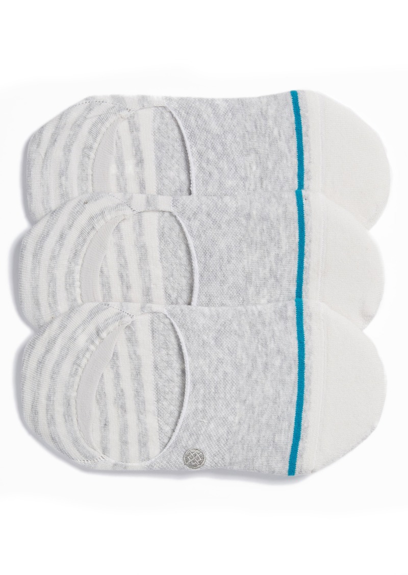 Stance Sensible 3-Pack No-Show Socks in Heather Grey at Nordstrom Rack