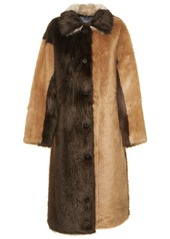 STAND STUDIO Jessie Faux Fur Long Coat