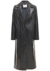 STAND STUDIO Mollie Faux Leather Trench Coat