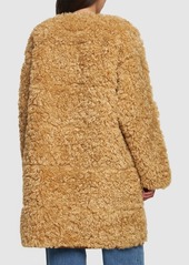 STAND STUDIO Paola Faux Shearling Coat