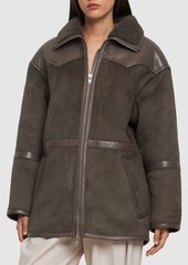 STAND STUDIO Rylee Faux Shearling Coat