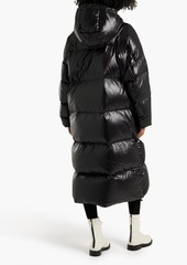 Stand Studio - Ally quilted shell hooded down coat - Black - FR 38