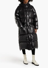 Stand Studio - Ally quilted shell hooded down coat - Black - FR 38