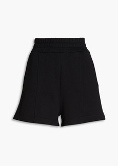 Stand Studio - Cotton-fleece shorts - Black - XS