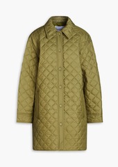 Stand Studio - Oversized quilted shell coat - Green - FR 34