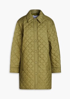 Stand Studio - Oversized quilted shell coat - Green - FR 32