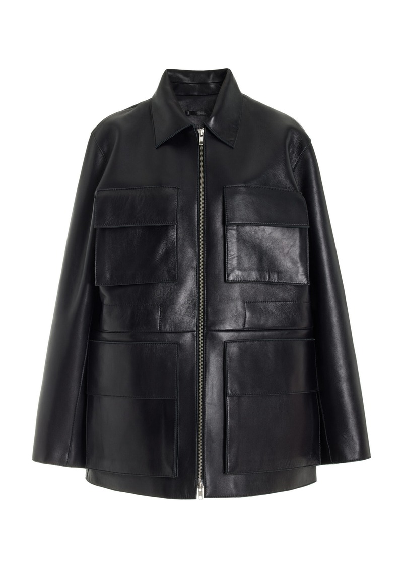 Stand Studio - Reyna Leather Jacket - Black - FR 32 - Moda Operandi