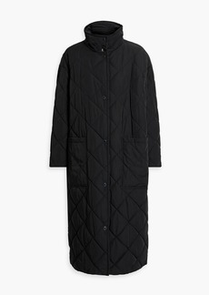Stand Studio - Sage quilted shell coat - Black - FR 34