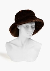 Stand Studio - Wera faux fur bucket hat - Brown - M