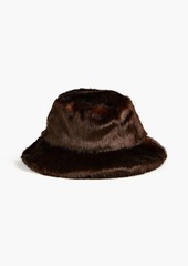 Stand Studio - Wera faux fur bucket hat - Brown - M