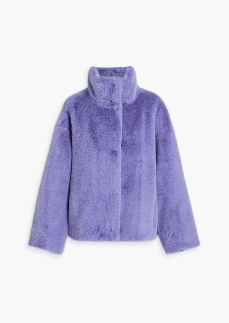 Stand Studio - Zendaya faux fur jacket - Purple - FR 34