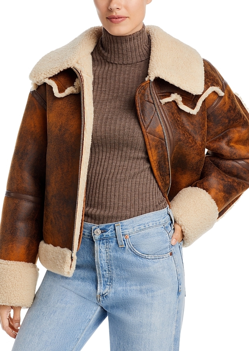 Stand Studio Lessie Faux Shearling Jacket