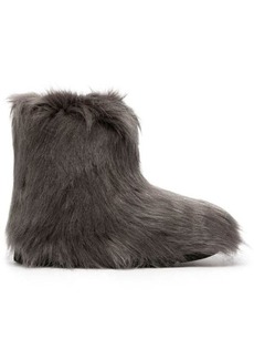 STAND STUDIO Olivia faux fur ankle boots