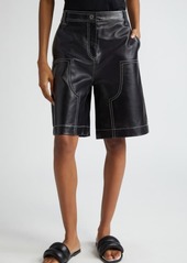 Stand Studio Rue Leather Shorts