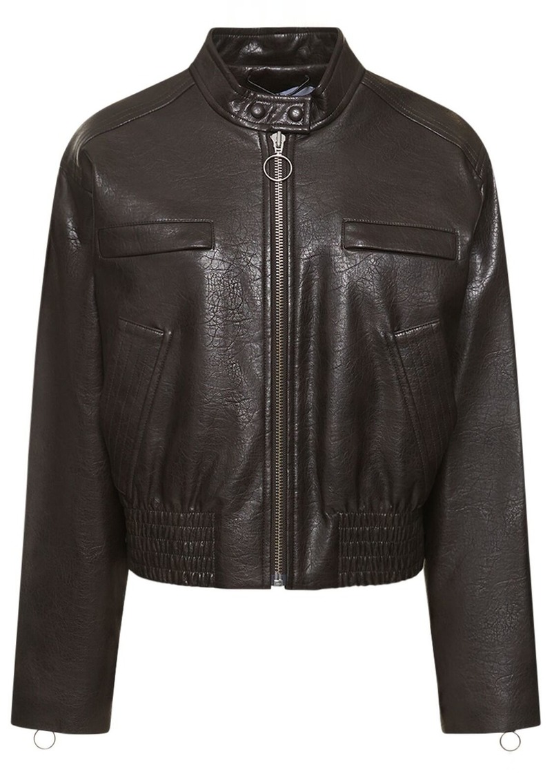 STAND STUDIO Talulla Faux Leather Jacket