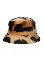 STAND STUDIO Wera Faux Soft Teddy Fur Bucket Hat