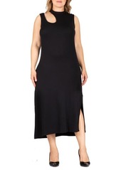 Standards & Practices Cutout Sleeveless Midi Dress