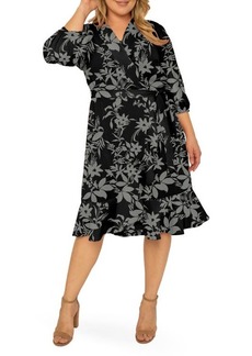Standards & Practices Kylie Ruffle Wrap Dress