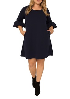 standards & practices Plus Knit Flare Sleeve Dress
