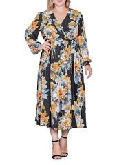 standards & practices Plus Size Wrap Maxi Dress