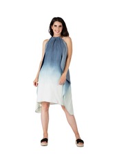 Standards & Practices Women's Tencel Knee Length Tie-Dye Handkerchief Dress - eruption