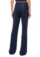 STAUD Avola Beaded Boot-Cut Pants