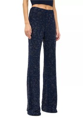 STAUD Avola Beaded Boot-Cut Pants