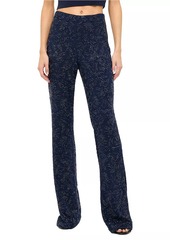 STAUD Avola Beaded Boot-Cut Pants