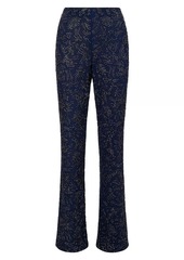 STAUD Avola Beaded Boot-Cut Pants