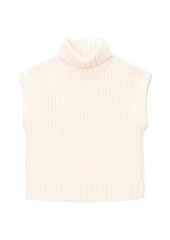 STAUD Bette Rib-Knit Sleeveless Sweater