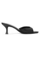 STAUD Brigitte 55MM Satin Mules