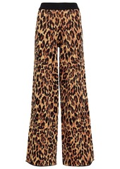 Staud Brovo leopard-print wide-leg pants
