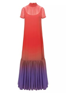 STAUD Calluna Ombré Organza Gown