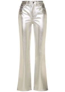 STAUD Chisel Faux Leather Straight Pants
