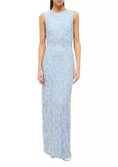 STAUD Como Beaded Column Maxi Dress