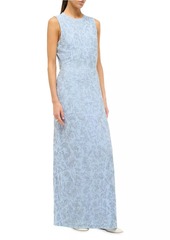 STAUD Como Beaded Column Maxi Dress