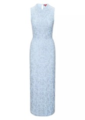 STAUD Como Beaded Column Maxi Dress