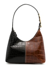 STAUD crocodile-effect leather mini bag