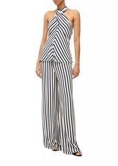 STAUD Dawn Striped Sleeveless Top