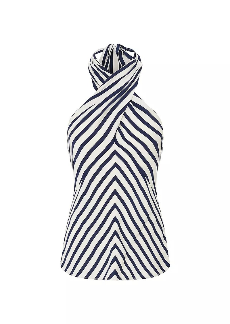 STAUD Dawn Striped Sleeveless Top