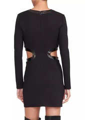 STAUD Dolce Cut-Out Minidress